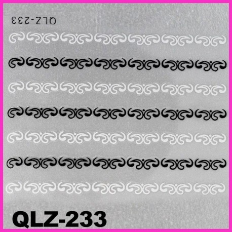 Naklejki na paznokcie 3D QLZ-234