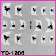  Naklejki na paznokcie 3D YD-1201