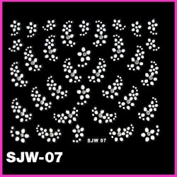  Naklejki na paznokcie 3D SJW-07