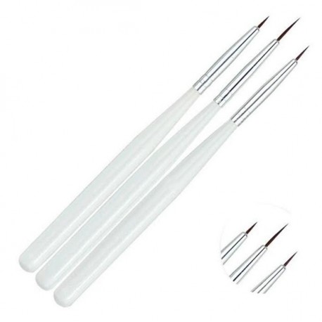 Komplet pędzelków do zdobień - 3 szt.