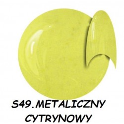 Żel kolorowy NTN S49 metaliczny cytrynowy