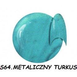 Żel kolorowy NTN S64 metaliczny turkus