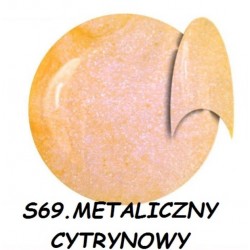 Żel kolorowy NTN S69 metaliczny cytrynowy