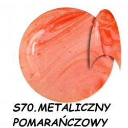 Żel kolorowy NTN S70 metaliczny pomarańczowy