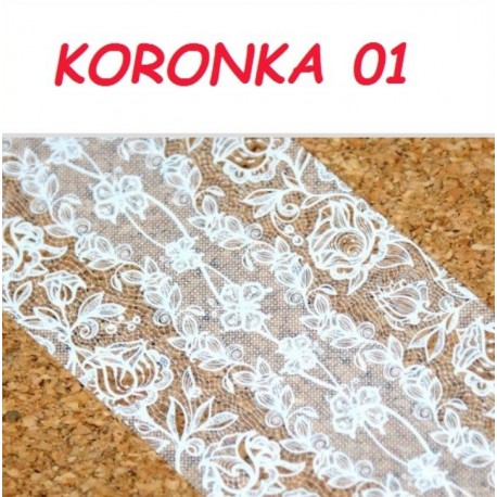 Folia Transferowa Koronka - 01