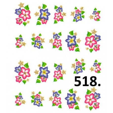 Naklejki wodne 518