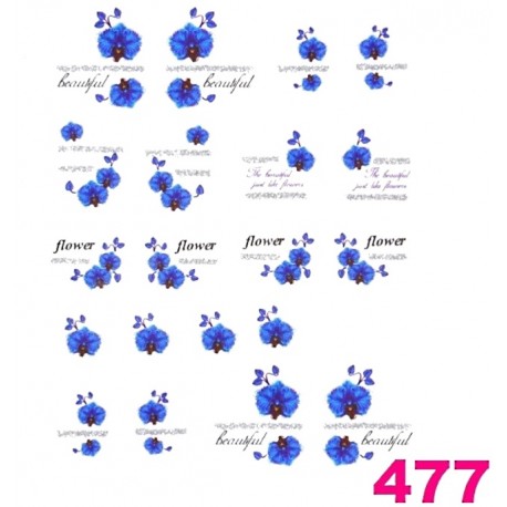 Naklejki wodne 477
