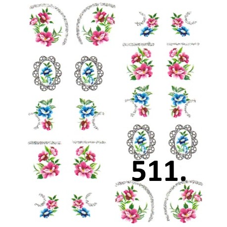 Naklejki wodne 511