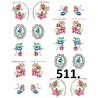 Naklejki wodne 511