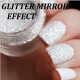 Pyłek Glitter Mirror Effect biały