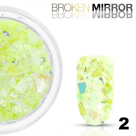 Broken Mirror nr 2 żółty