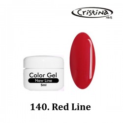 Kolorowy żel UV  - Red Line - 140