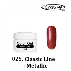 Kolorowy żel UV  - Metallic Line - 025