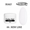 Kolorowy żel UV  - New Line - 44 Biały