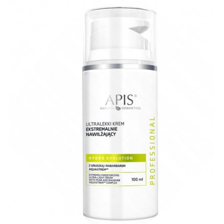 APIS Hydro Evolution Ultralekki Krem Ekstremalnie Nawilżający Z Gruszką I Rabarbarem Aquaxtrem Tm 100ml